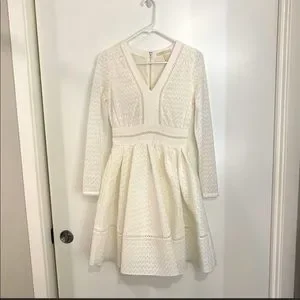 Maje V Neck Mini Dress